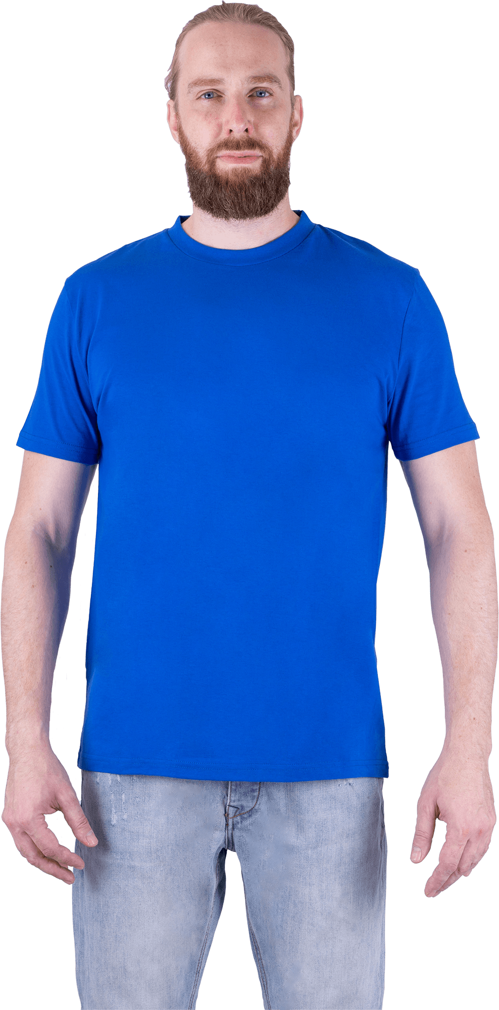 Футболка короткий рукав 160 г/м2, василек (электрик) – 1