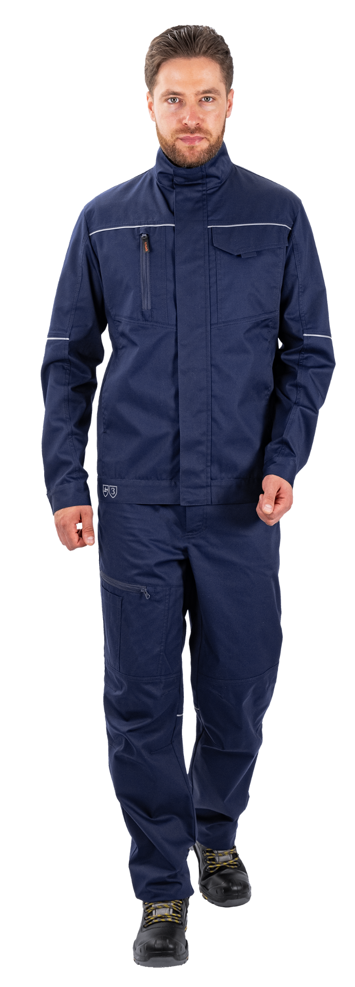 Костюм ДЮРАБЛ летний, синий (куртка, брюки) – 1