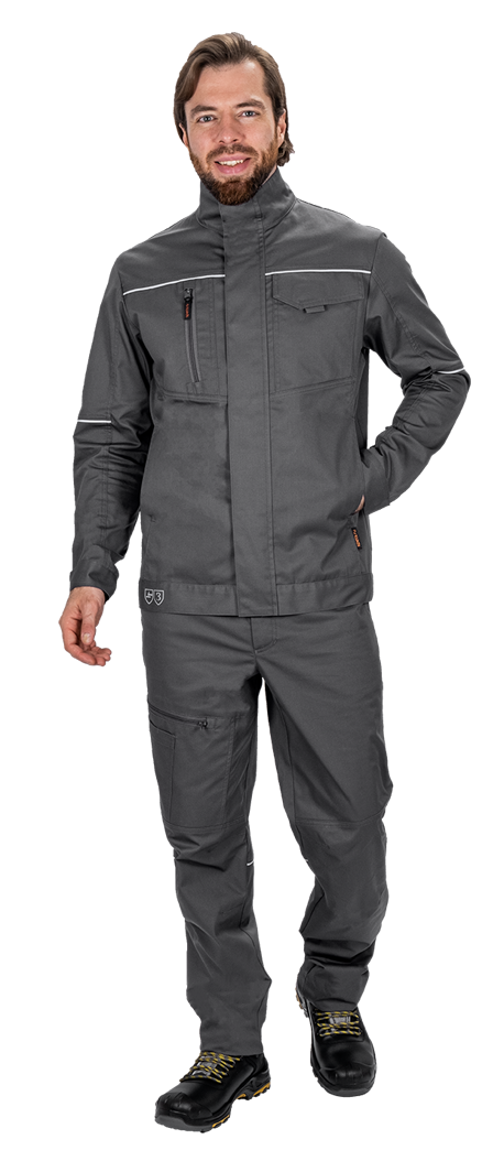 Костюм ДЮРАБЛ летний, серый (куртка, брюки) – 1