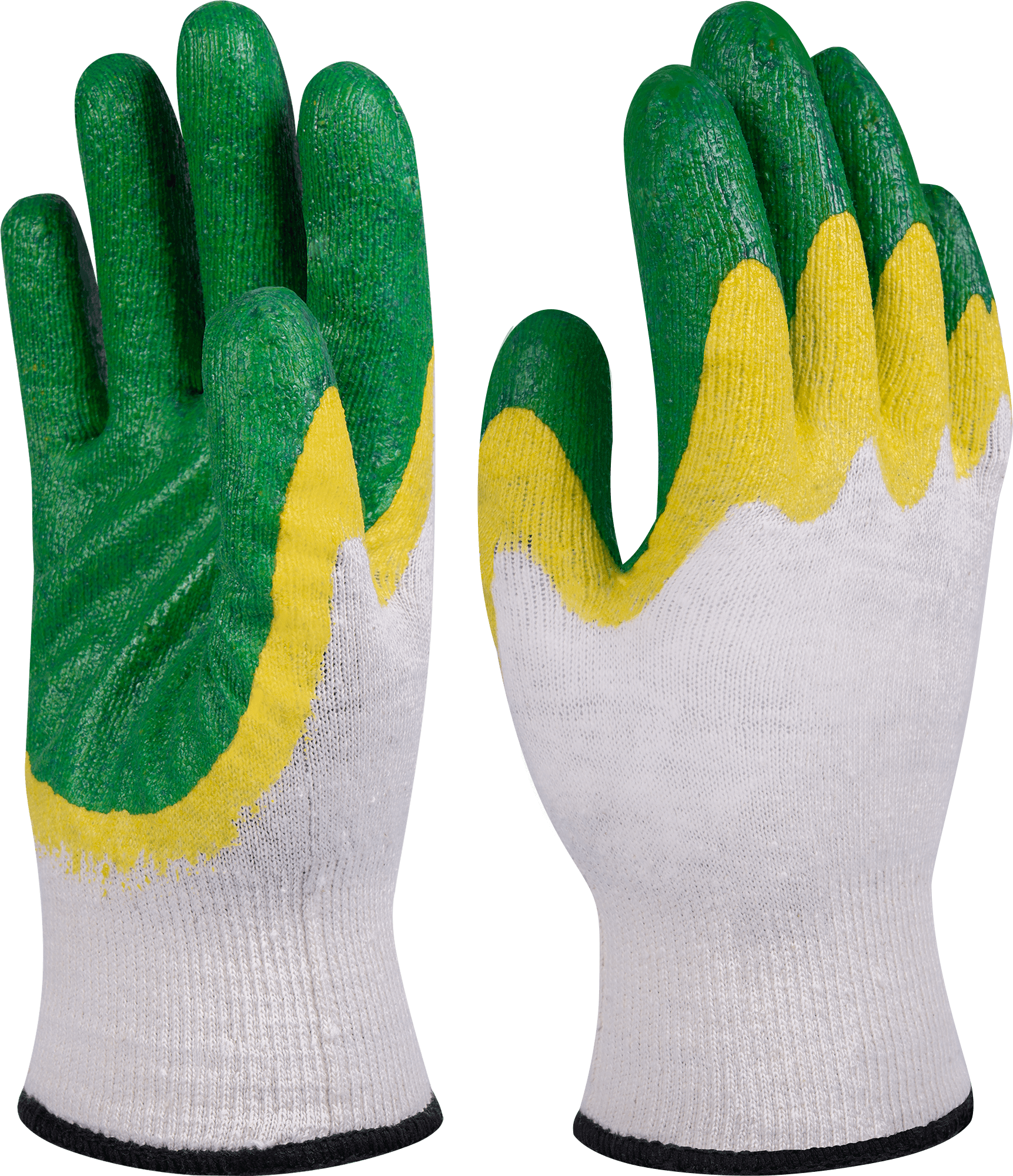 Перчатки ГРИН УТЕПЛЕННЫЕ, (Л-21-13) х/б с 2-м латексом – 1