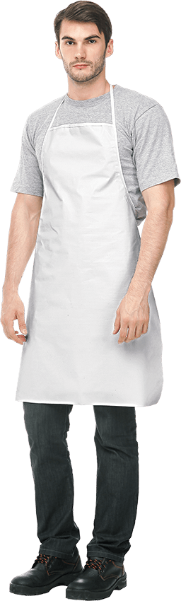 Фартук ПВХ белый – 1