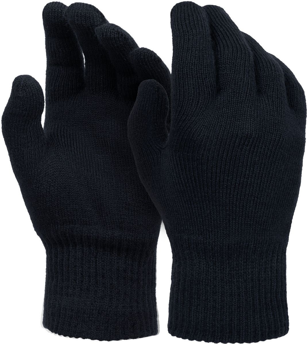 Перчатки СИБИРСКИЕ, одинарные, черные, (5.1.1-10.1.0.201-202) – 1