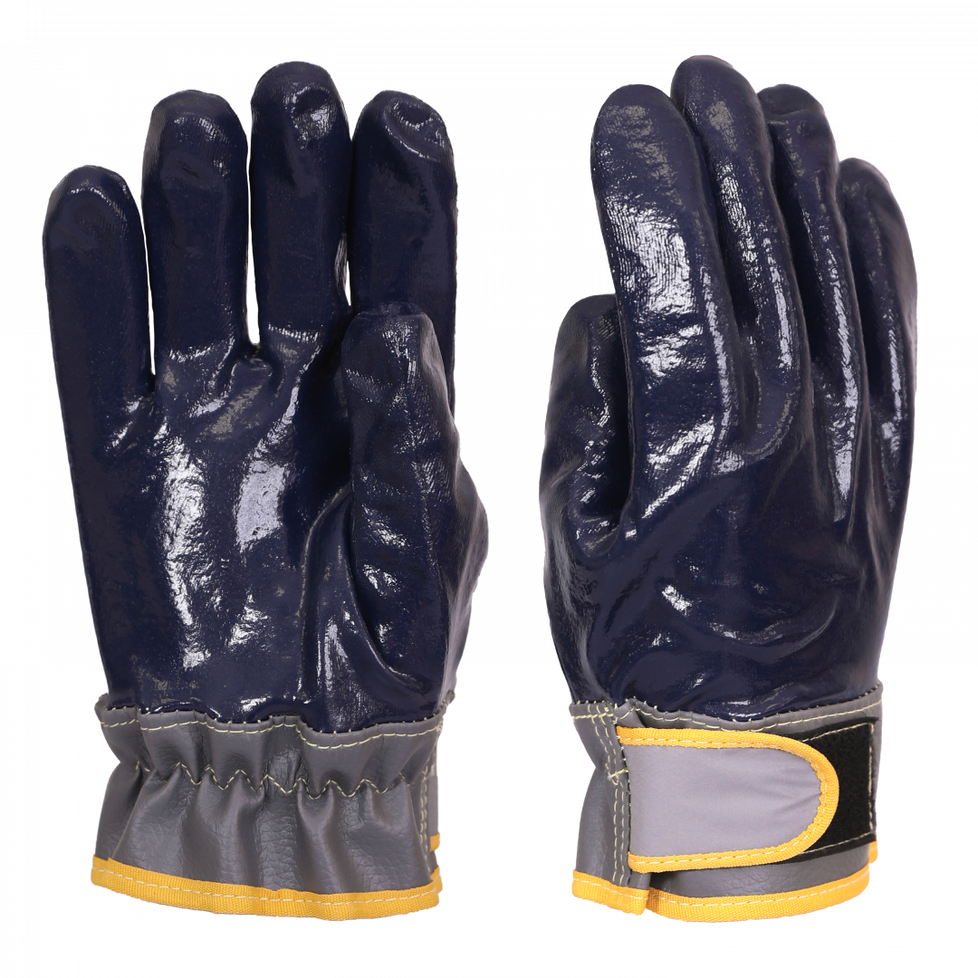 Перчатки АМПАРО™ ВИБРОСТАТ®-03, (6203/417735), нитрильный латекс, AirGel®, манжета Велкро – 1