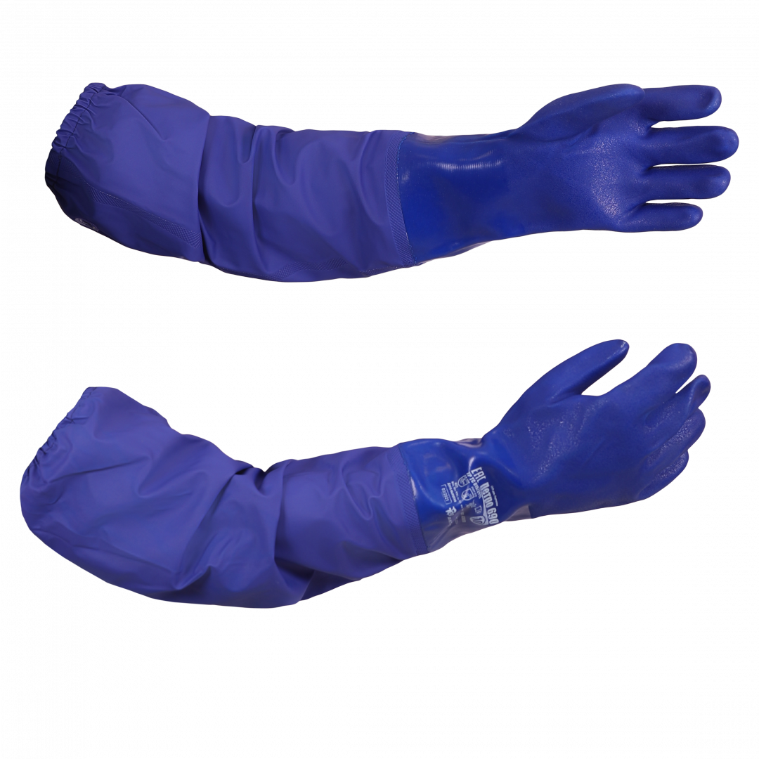 Перчатки АМПАРО™ PETRO 690, (436690), ПВХ + винил, нарукавник 65 см – 1