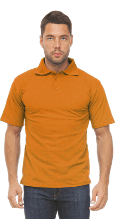 Рубашка ПОЛО оранжевая – 1