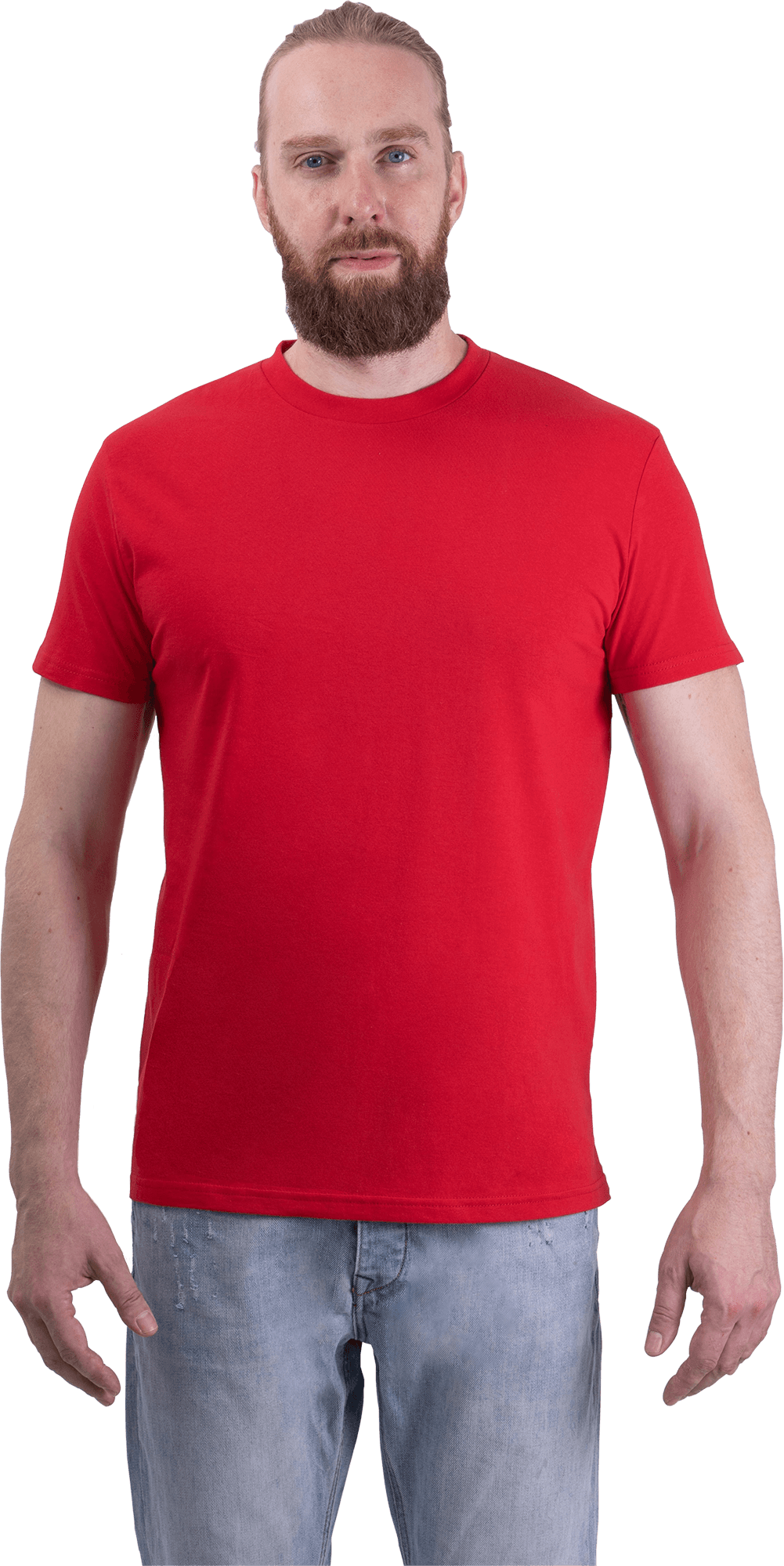 Футболка короткий рукав 160 г/м2, красная – 1