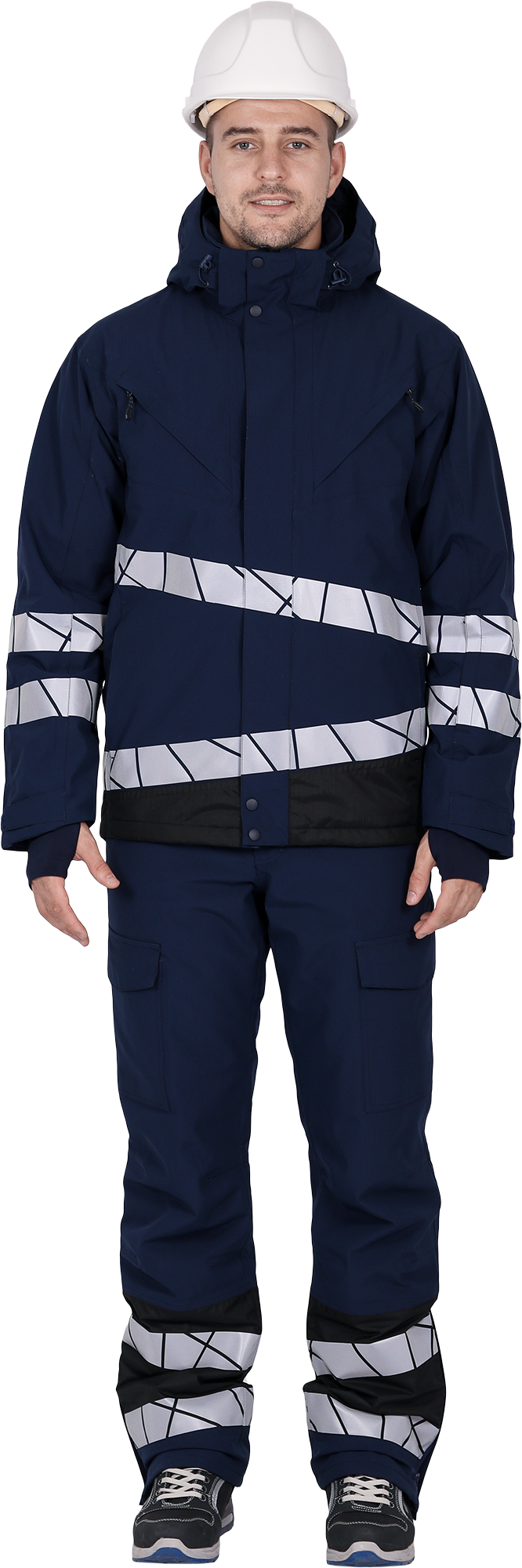 Куртка мужская утепленная ACTIVЕ, синий-черный – 1