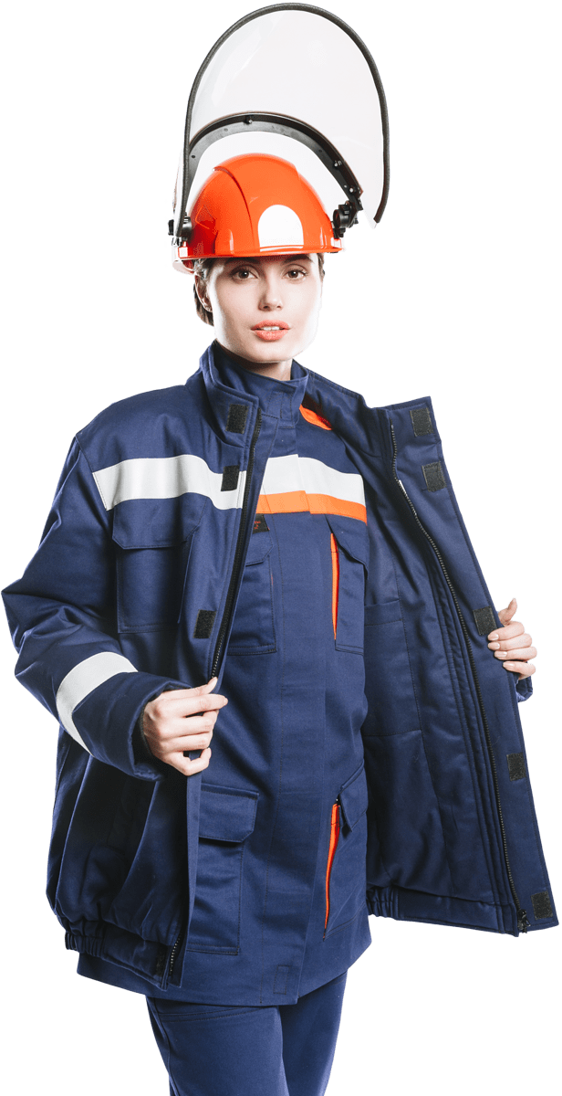 Куртка - накидка 52 кал/см2 из огнезащитной ткани WORKER – 1