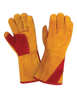 Краги СИБИРЬ, Т12-11-ru-10.5 (RL4), спилок, 5-ти палые, подкладка флис, усиленные, Кевлар® – 1