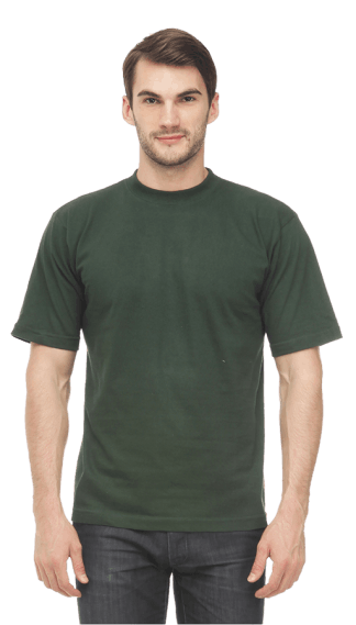 Футболка короткий рукав 160 г/м2, зеленая – 1