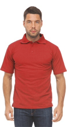 Рубашка ПОЛО красная – 1