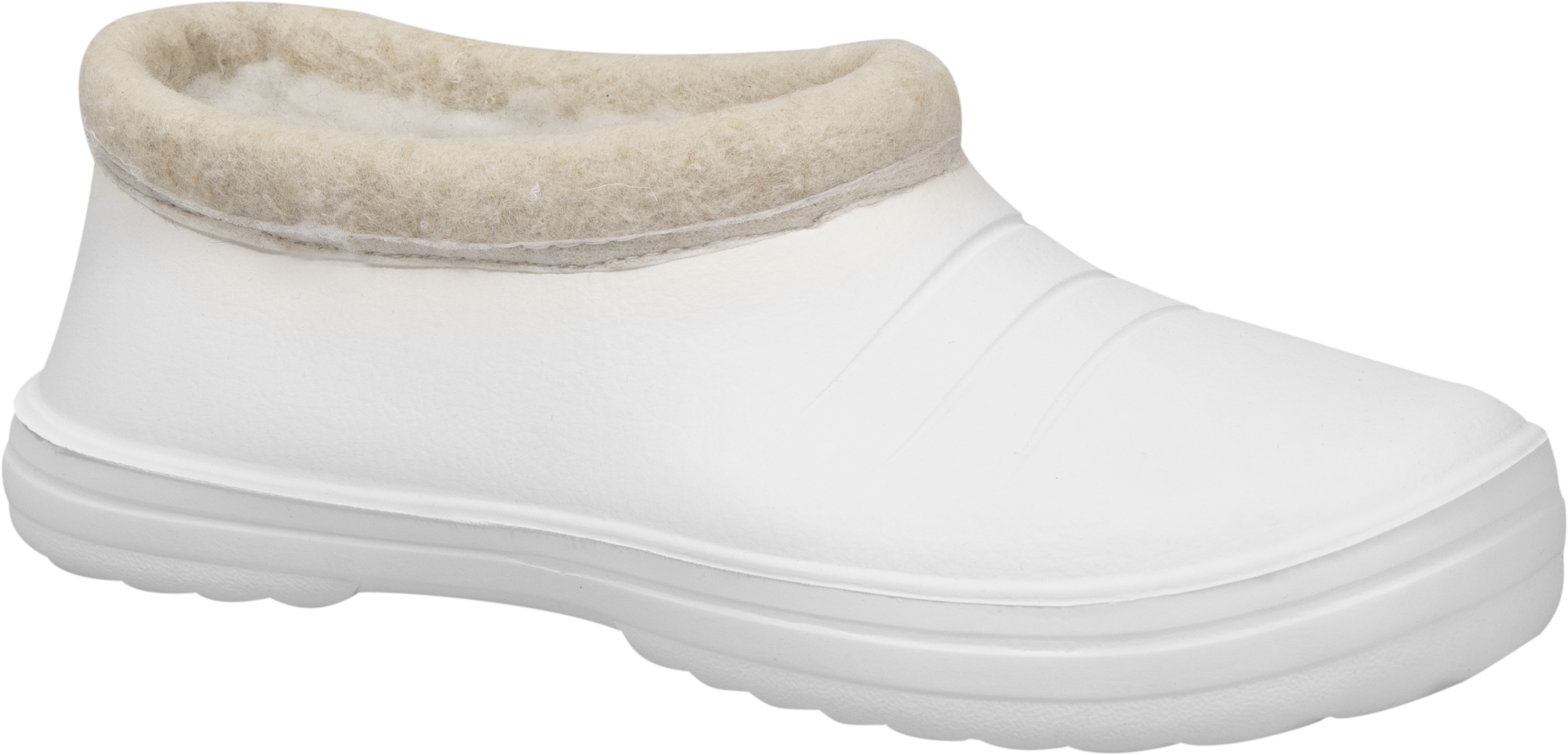 Галоши Фермер утепленные белые, ЭВА – 1