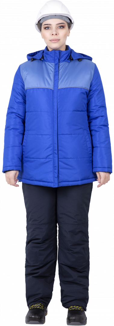 Куртка ЗИМУШКА НЕО зимняя, василек, женская – 1