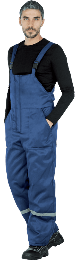 Полукомбинезон зимний, т/синий – 1