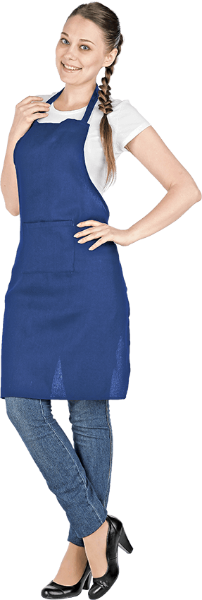 Фартук ДИАГОНАЛЬ синий – 1