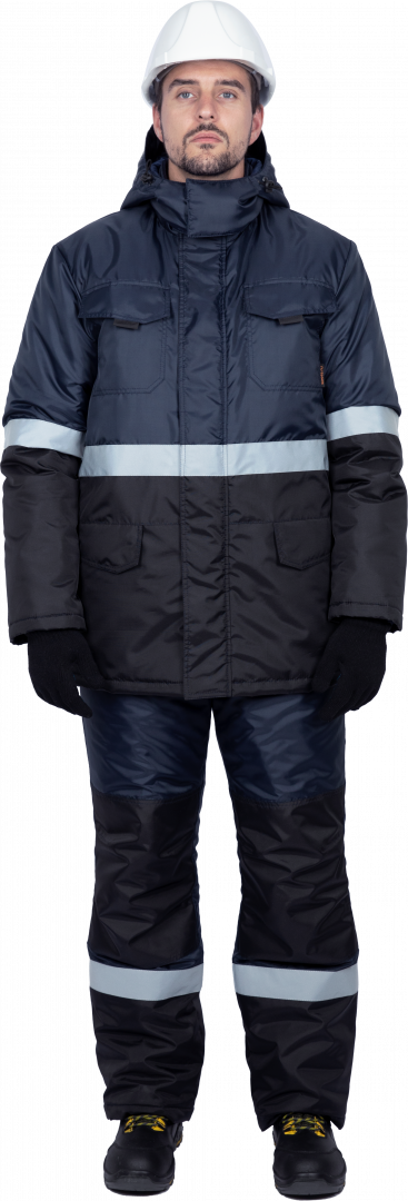 Костюм МЕРКУРИЙ-2 зимний, т/синий-черный – 1