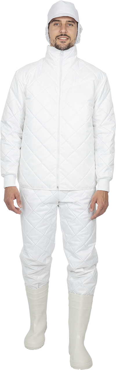 Куртка утепленная АПРЕЛЬ, белая – 1