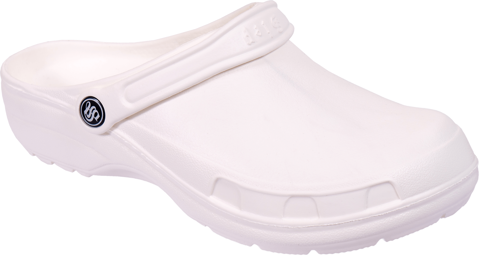 Сабо ЭВА женские Step, с ремешком (белые) – 1