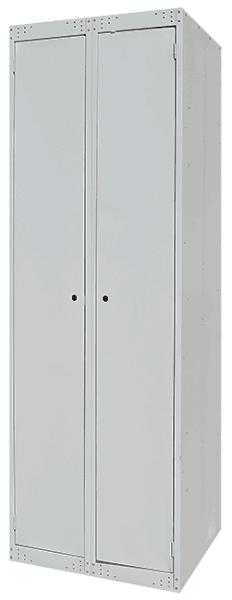 Шкаф металлический 2-х створчатый для спецодежды ШР(800) – 1