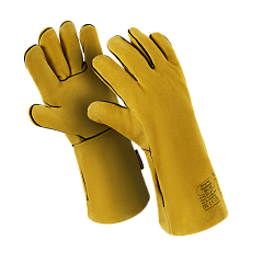 Краги ФЛАГМАН ФАЕРЛАЙТ (TG-691), спилок, интерлок/флис, нить Kevlar®, до 250°С, 380 мм