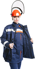 Куртка - накидка 52  кал/см2 из огнезащитной ткани WORKER