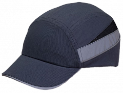 Каскетка РОСОМЗ™ RZ BIOT CAP (92210) темно-серая, светоотражающие полосы