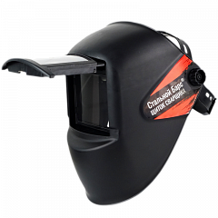 Маска сварщика РОСОМЗ™ НН8 СТАЛЬНОЙ БАРС (50864) (10) с откидным светофильтром