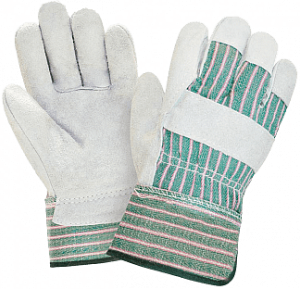 Перчатки спилковые, комбинированные