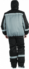 Костюм БАЙКАЛ зимний, серый-черный