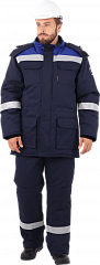 Костюм АНТИСТАТ зимний, т/синий-василек