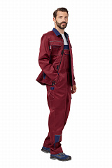 Костюм 'Страйк 2' бордовый/т.синий