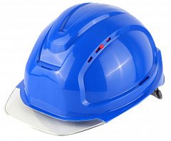 Каска СОМЗ-80 АБСОЛЮТ ПРЕСТИЖ RAPID (783718) синяя, бесцветный козырек