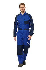 Комбинезон 'Мегаполис' василёк/т.синий