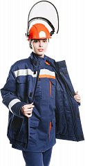 Куртка - накидка 52 кал/см2 из огнезащитной ткани WORKER