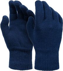 Перчатки СИБИРСКИЕ, одинарные синие, (5.1.1-10.1.0.201-202)
