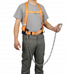 Привязь УПР-02 Г, наплечные лямки, строп цепь