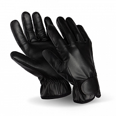 Перчатки ВИБРОФЛЕКС (VG-561), трикотаж, полиуретан сплошной, VibraGel®, Velcro®, цвет черный