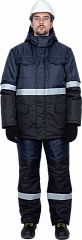 Костюм МЕРКУРИЙ-2 зимний, т/синий-черный