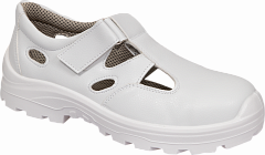 Полуботинки с перфорацией САНИТАРИ с МП, композиционная кожа ПУ (белые)