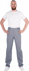 Брюки, серые, мужские
