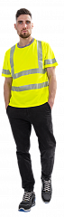 Футболка короткий рукав (СФ-3), Со - 2-й класс защиты, флуоресцентный желтый