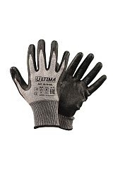 Перчатки Ultima ULT910N из высокополимеризированного волокна c нитриловым покрытием