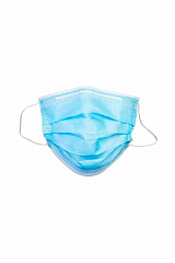 Маска одноразовая трехслойная