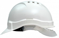 Каска ЕВРОПА (К-01) белая, оголовье/текстиль